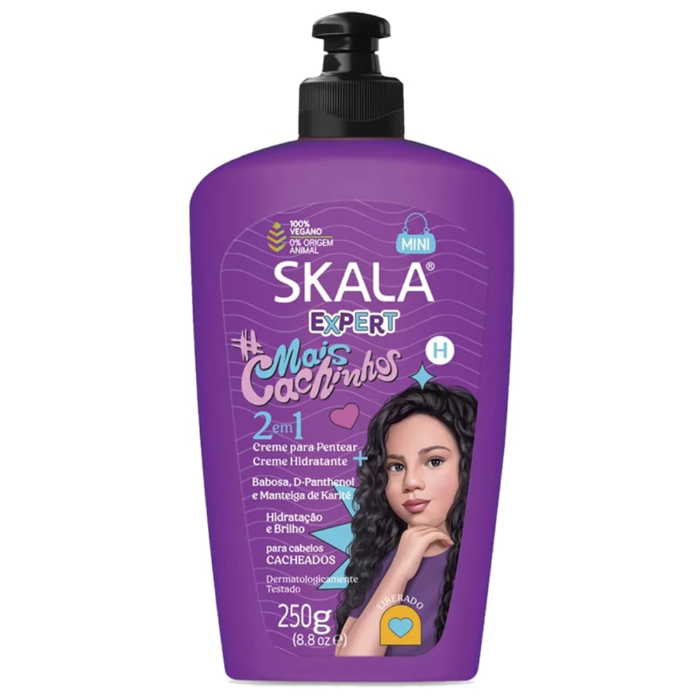 Creme para Pentear Skala Expert Mais Cachinhos 2 em 1 250g