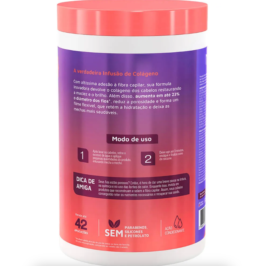 Creme de Tratamento Embelleze Novex Infusão de Colágeno 1kg