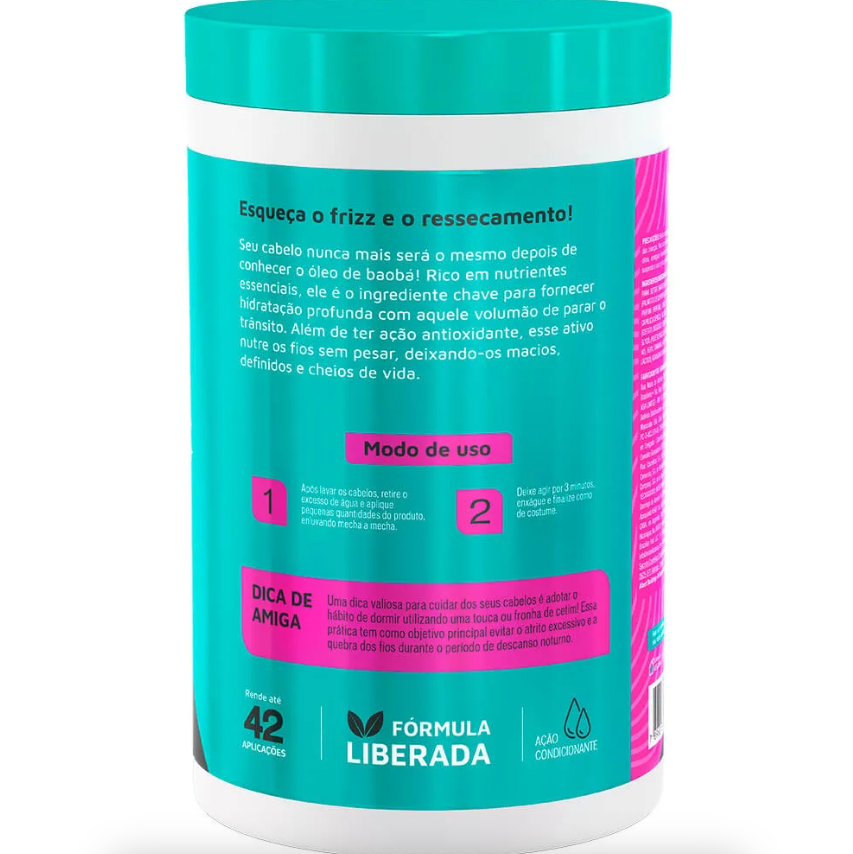 Creme de Tratamento Embelleze Novex Meus Cachos Santo Black Poderoso 1kg