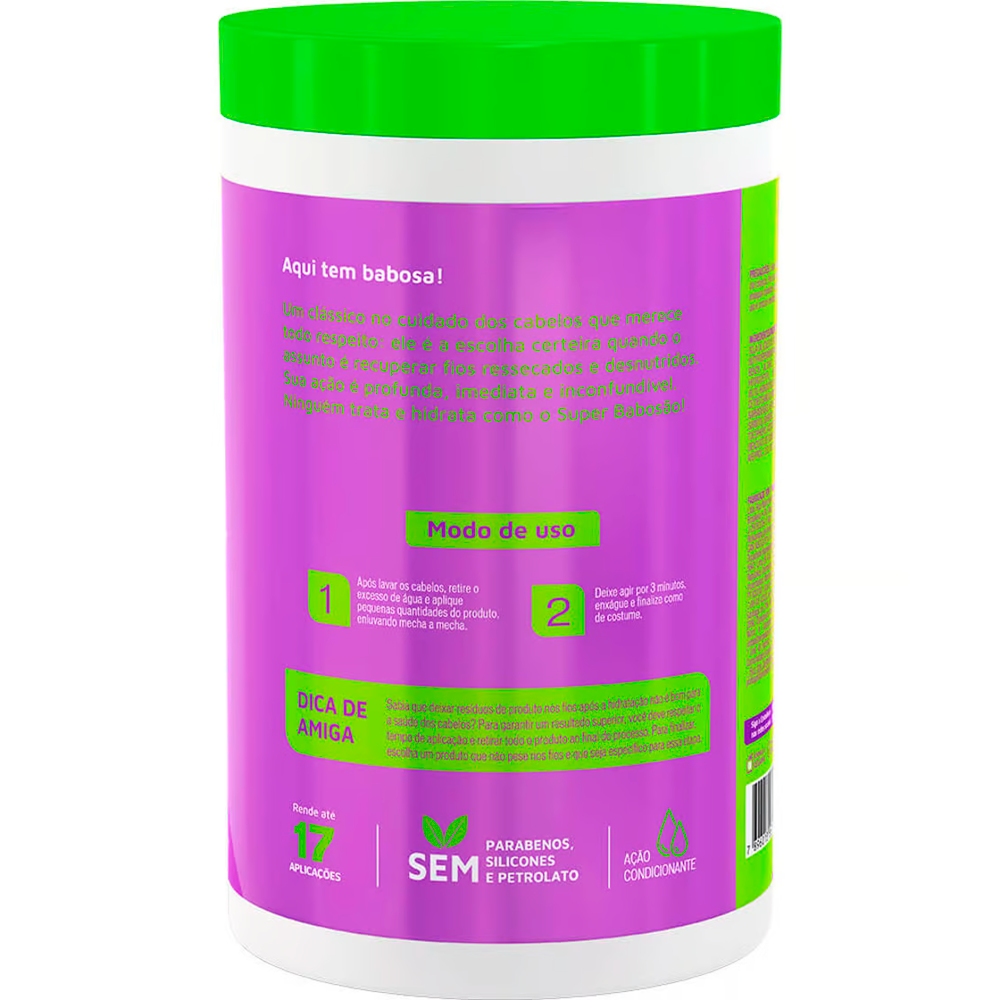 Creme de Tratamento Embelleze Novex Super Babosão 400g