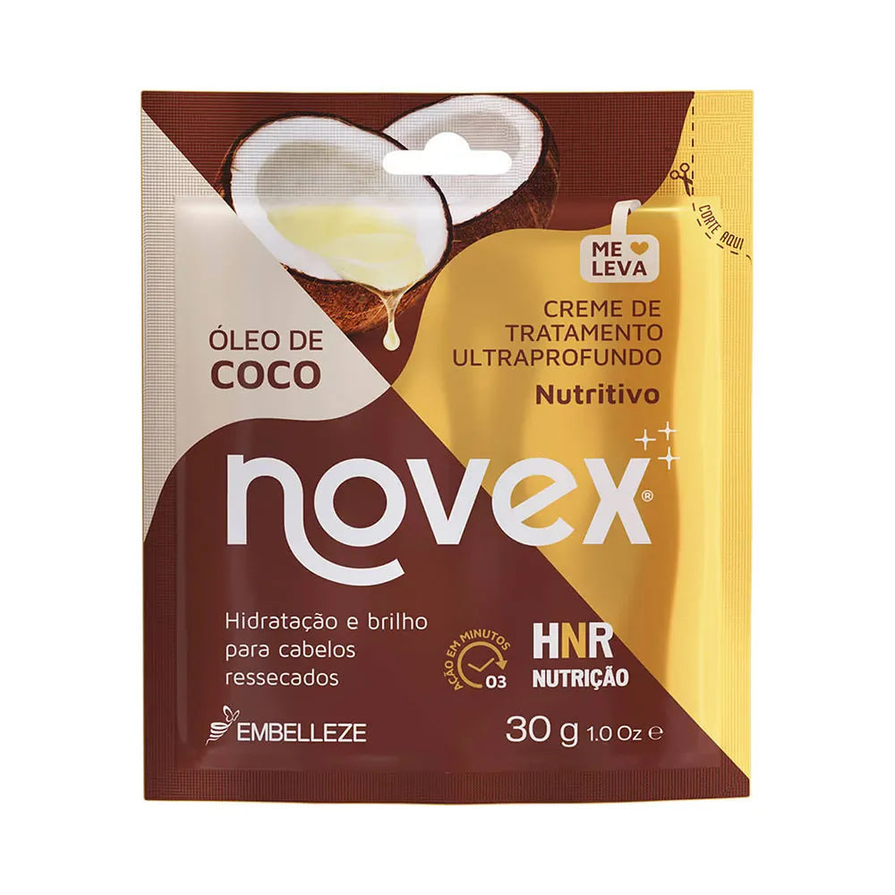 Refil de Creme de Tratamento Novex Óleo de Coco 30 g