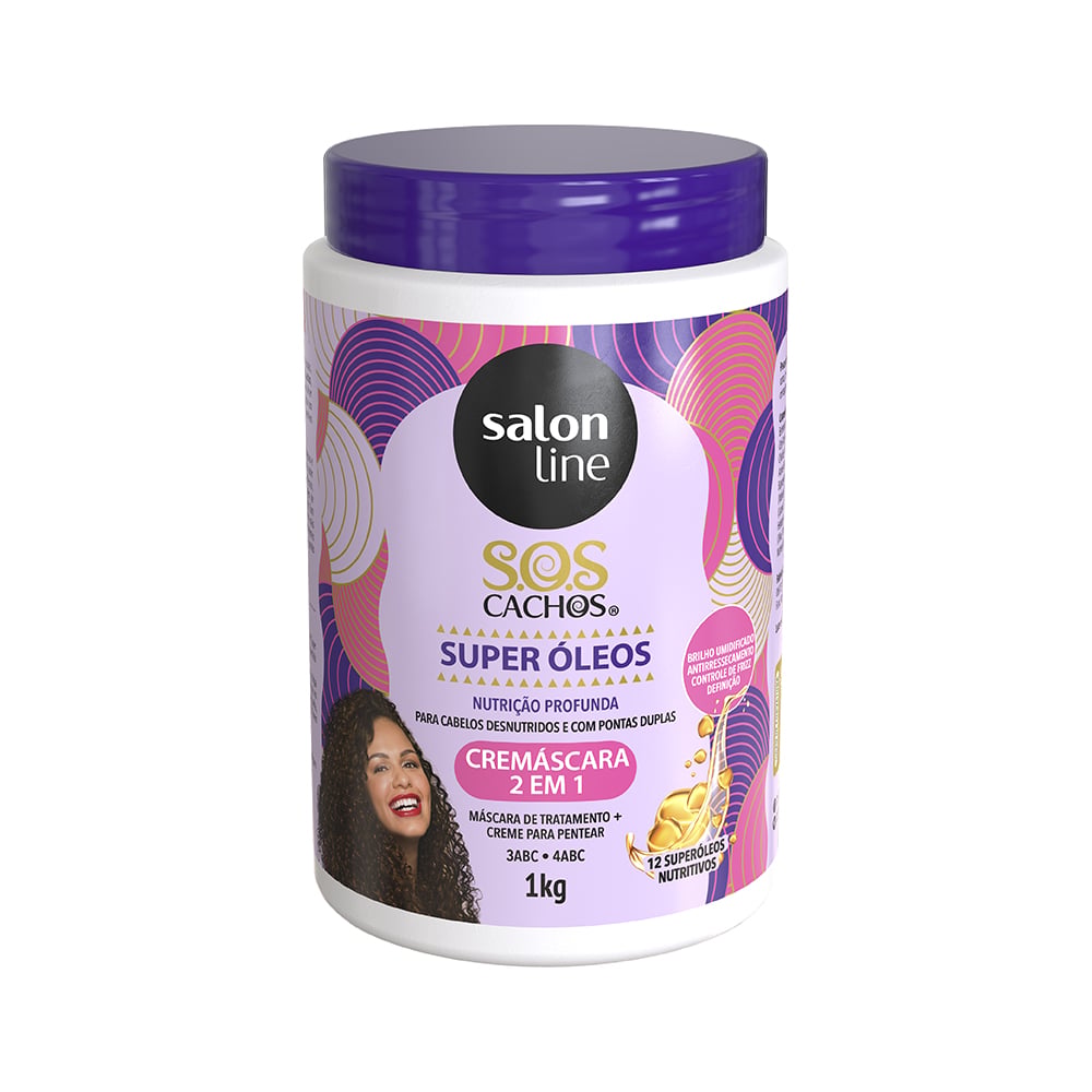 Cremáscara Salon Line SOS Nutritivo 2x1 1kg