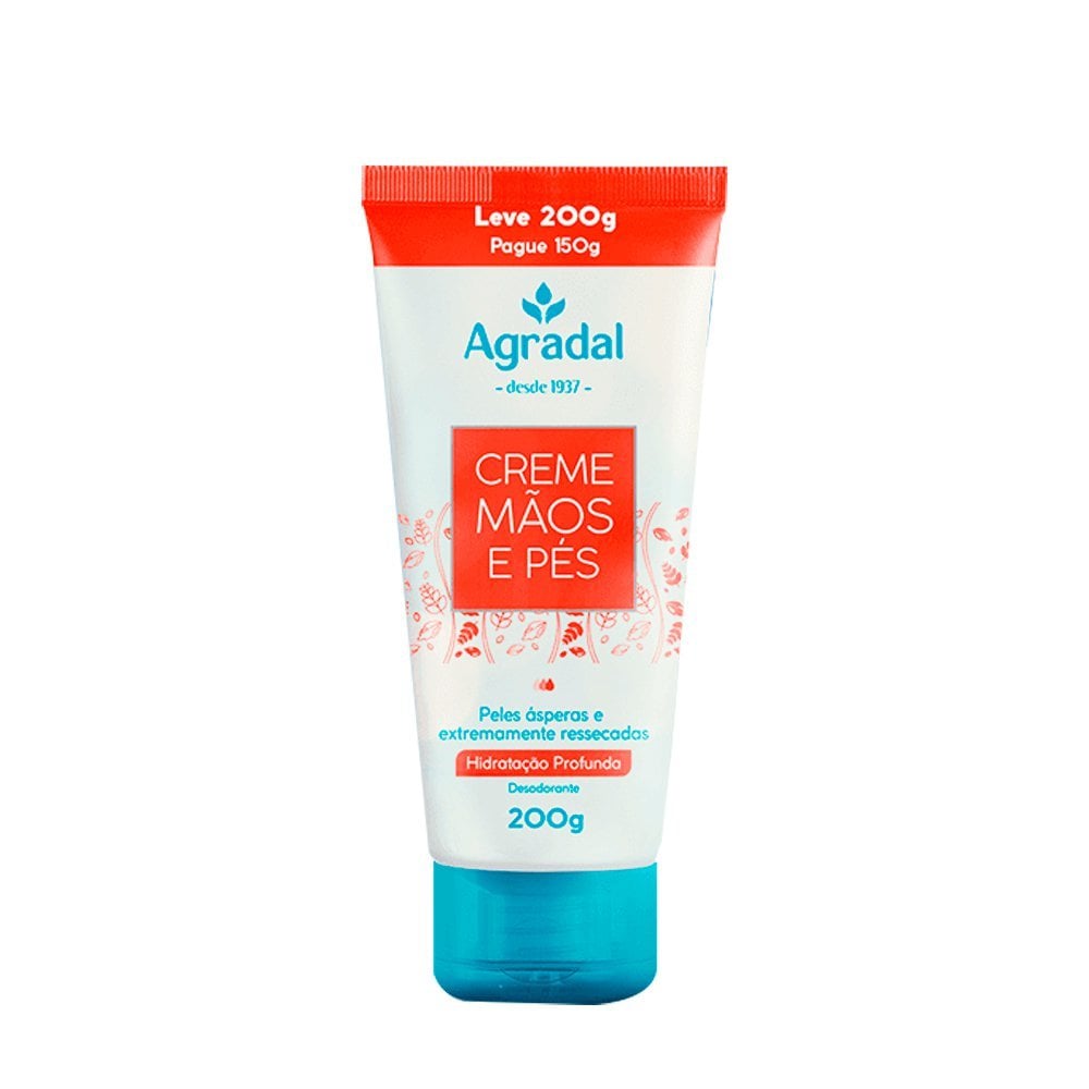 Creme Agradal para Mãos e Pés 200g