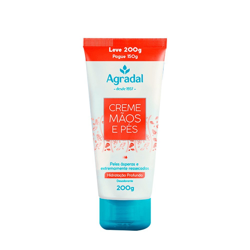 Creme Agradal para Mãos e Pés 200g