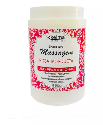 Creme de Massagem Corporal Kelma Rosa Mosqueta 950g