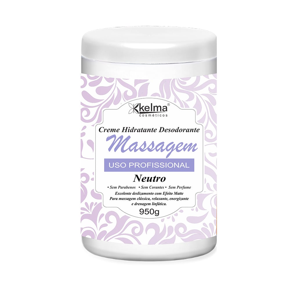 Creme de Massagem Corporal Kelma Neutro 950g