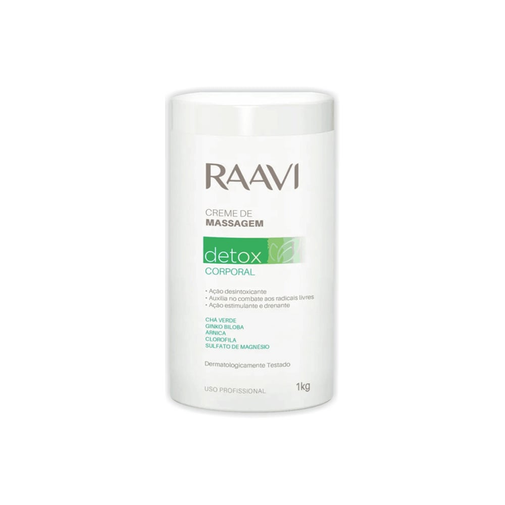 Creme de Massagem Raavi Detox 1kg