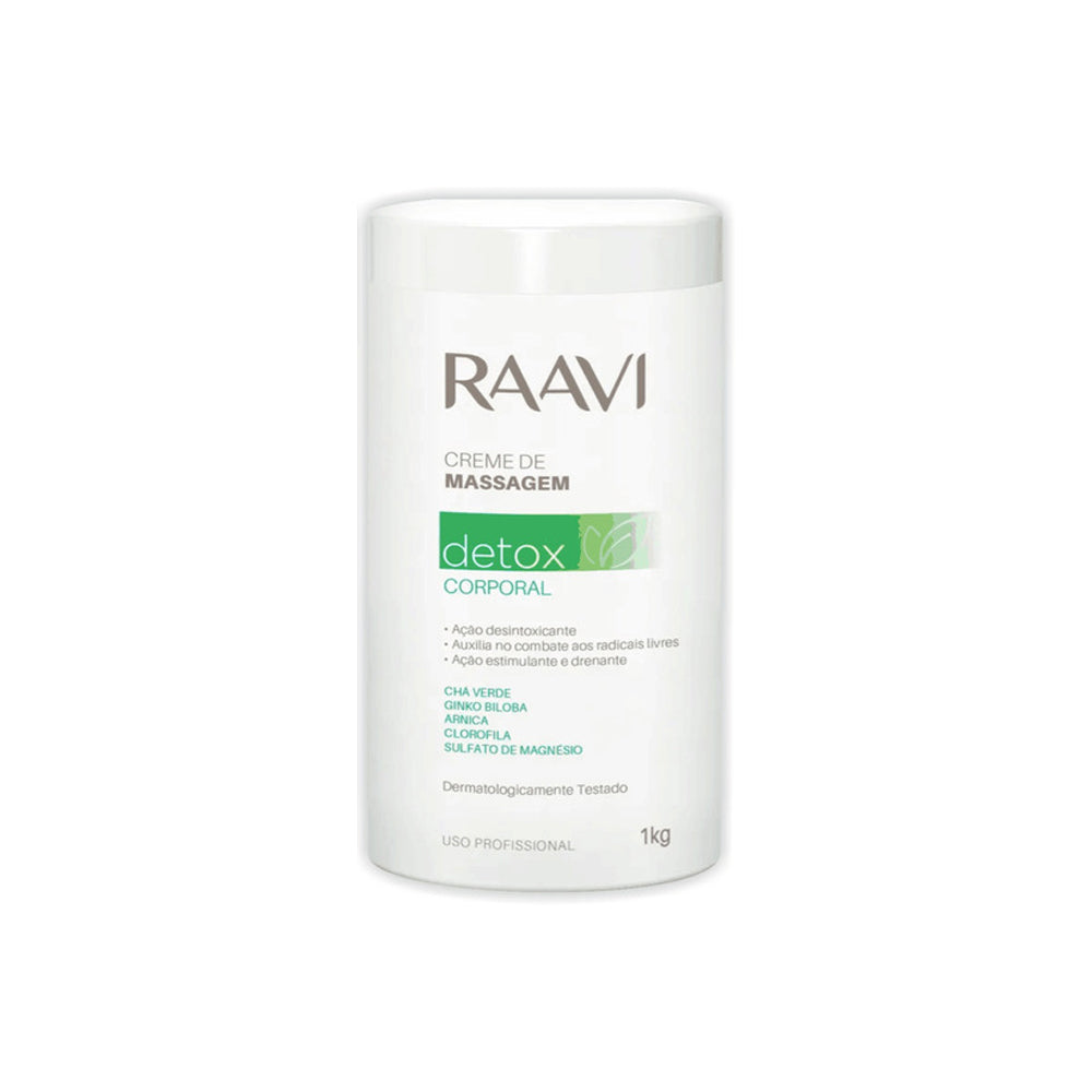 Creme de Massagem Raavi Detox 1kg