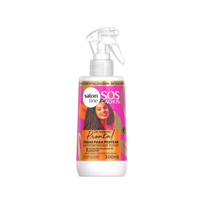 Creme para Pentear Salon Line SOS Antiporosidade De Repente Pronta 300ml