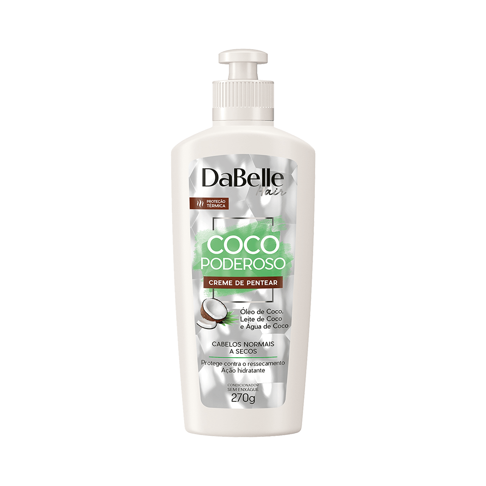 Creme para Pentear DaBelle Coco Poderoso 270g