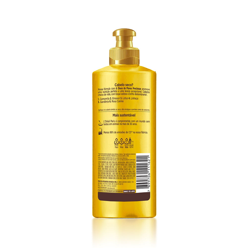Creme para Pentear Elseve Óleo Extraordinário Nutrição 250ml