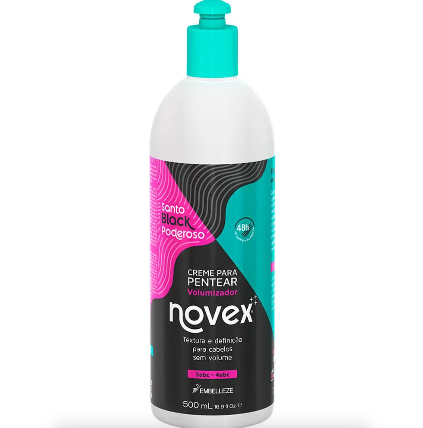 Creme para Pentear Embelleze Novex Meus Cachos Santo Black Poderoso 500ml