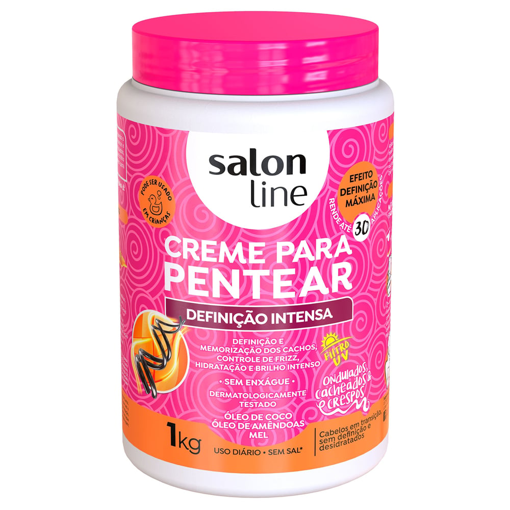 Creme para Pentear Salon Line Definição Intensa 1kg