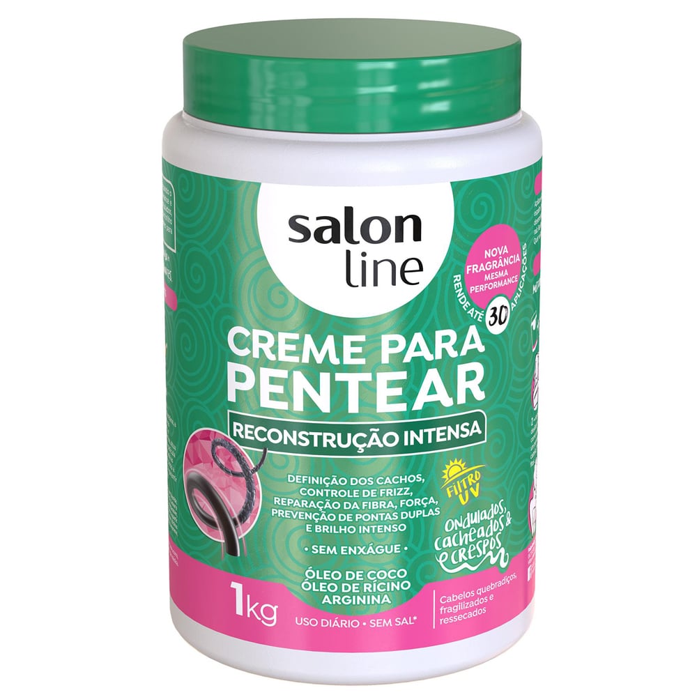 Creme para Pentear Salon Line Reconstrução Intensa 1kg