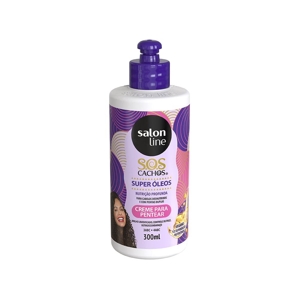 Creme para Pentear Salon Line SOS Super Óleos Nutritivos 300ml