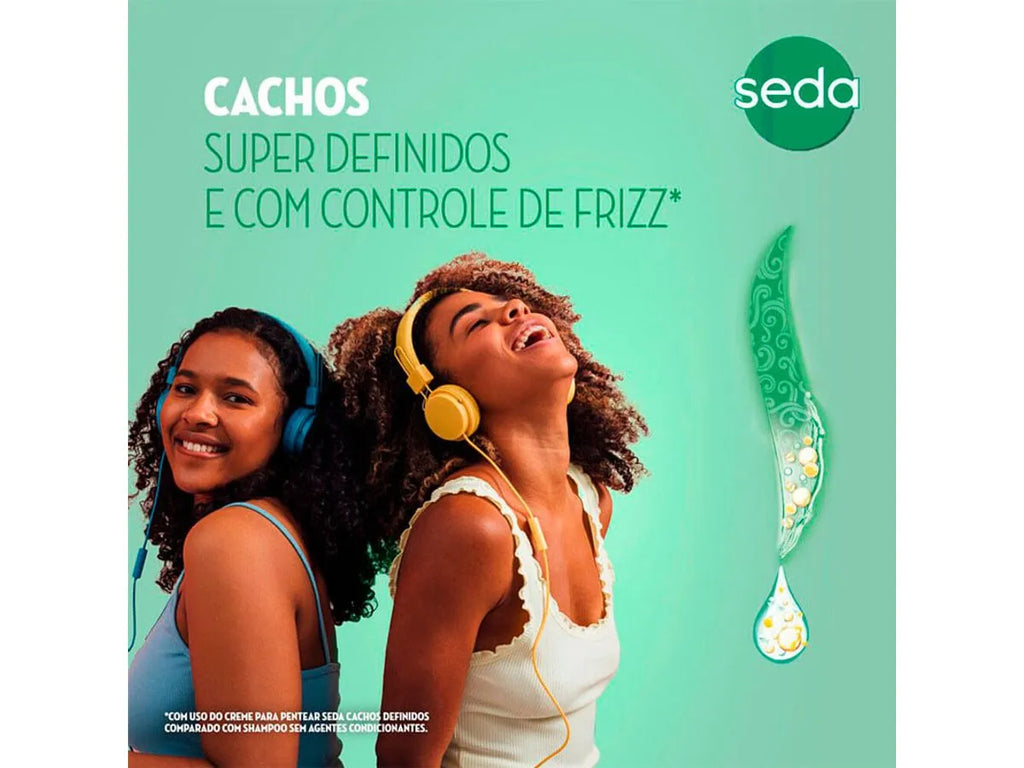 Creme para Pentear Seda Cachos Definidos 300ml