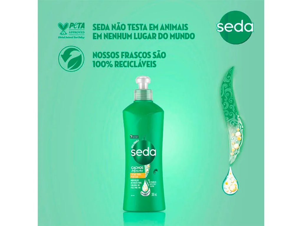 Creme para Pentear Seda Cachos Definidos 300ml