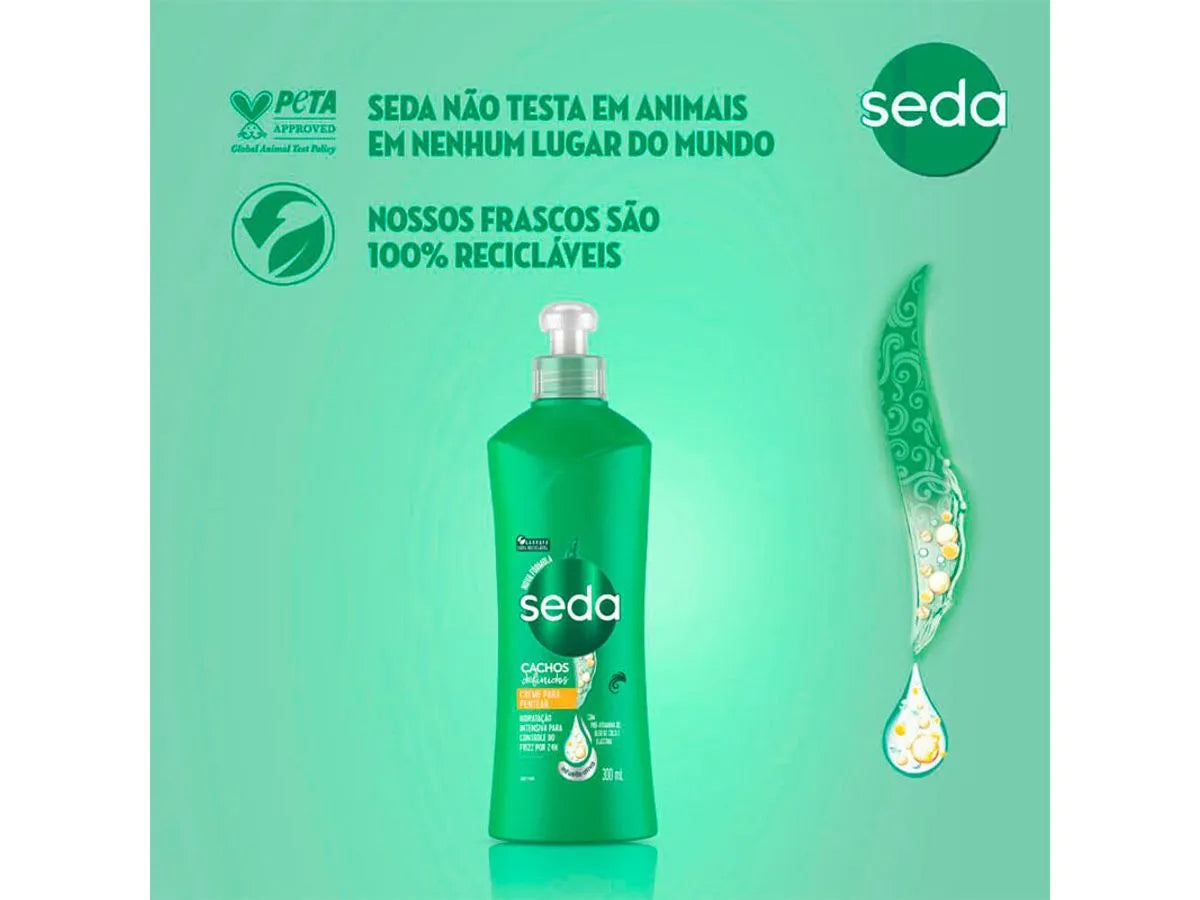Creme para Pentear Seda Cachos Definidos 300ml