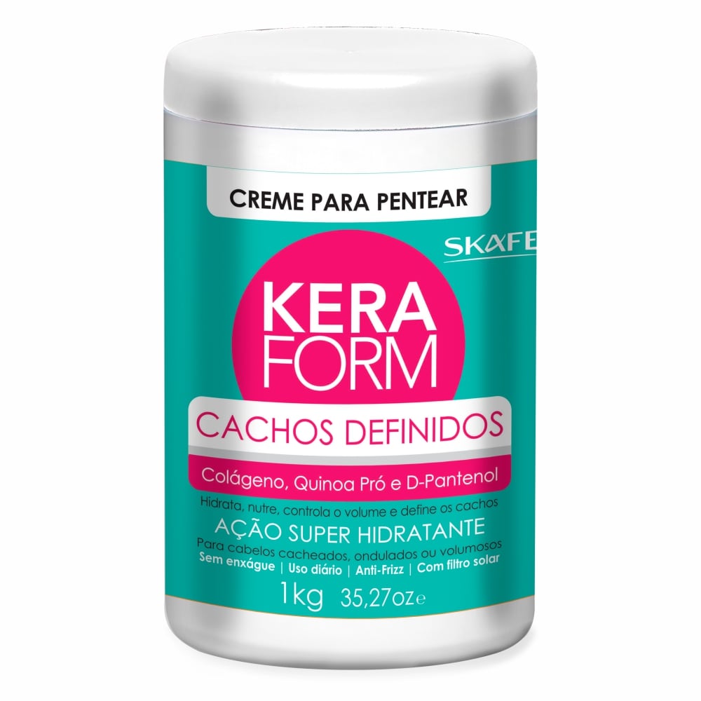Creme para Pentear Skafe Keraform Cachos Definidos 1kg