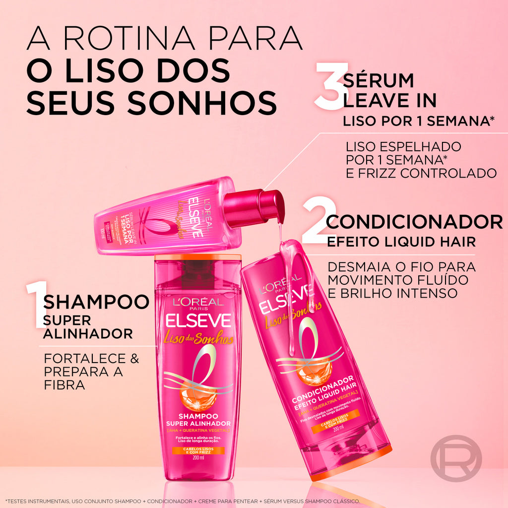 Creme de Tratamento Elseve Liso dos Sonhos Alinhador 300g