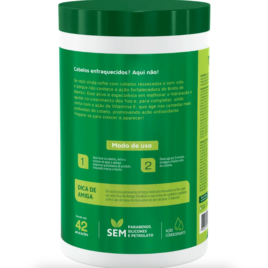 Creme de Tratamento Embelleze Novex Broto de Bambu 1kg