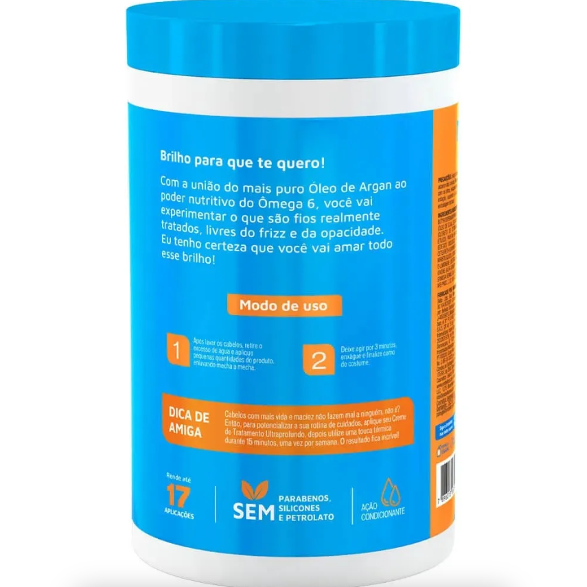 Creme de Tratamento Embelleze Novex Óleo de Argan 400g