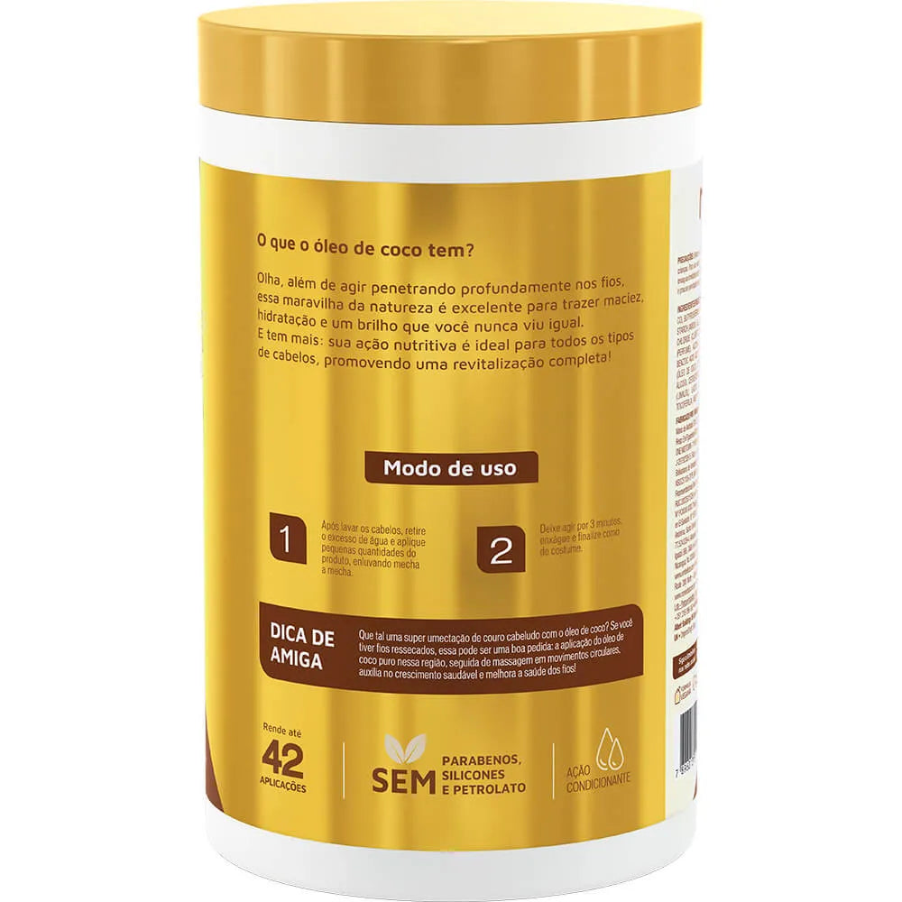 Creme de Tratamento Embelleze Novex Óleo de Coco 1kg