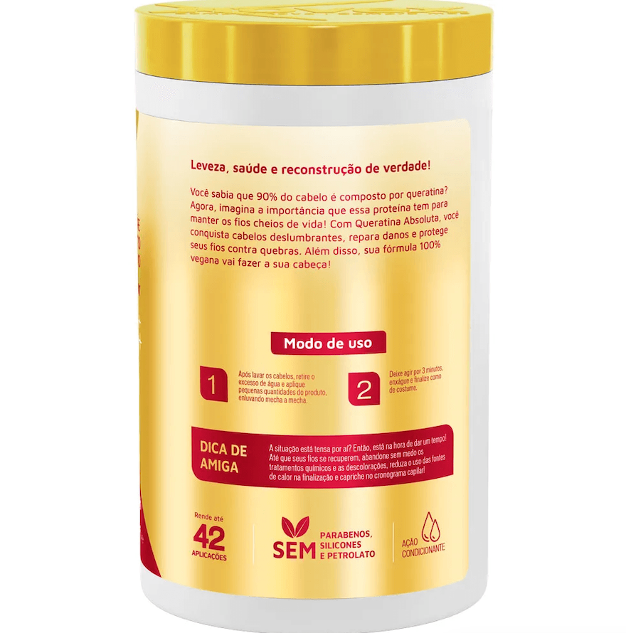 Creme de Tratamento Embelleze Novex Queratina Absoluta 1kg