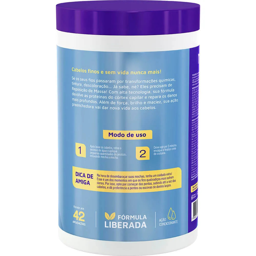 Creme de Tratamento Embelleze Novex Reposição de Massa 1kg
