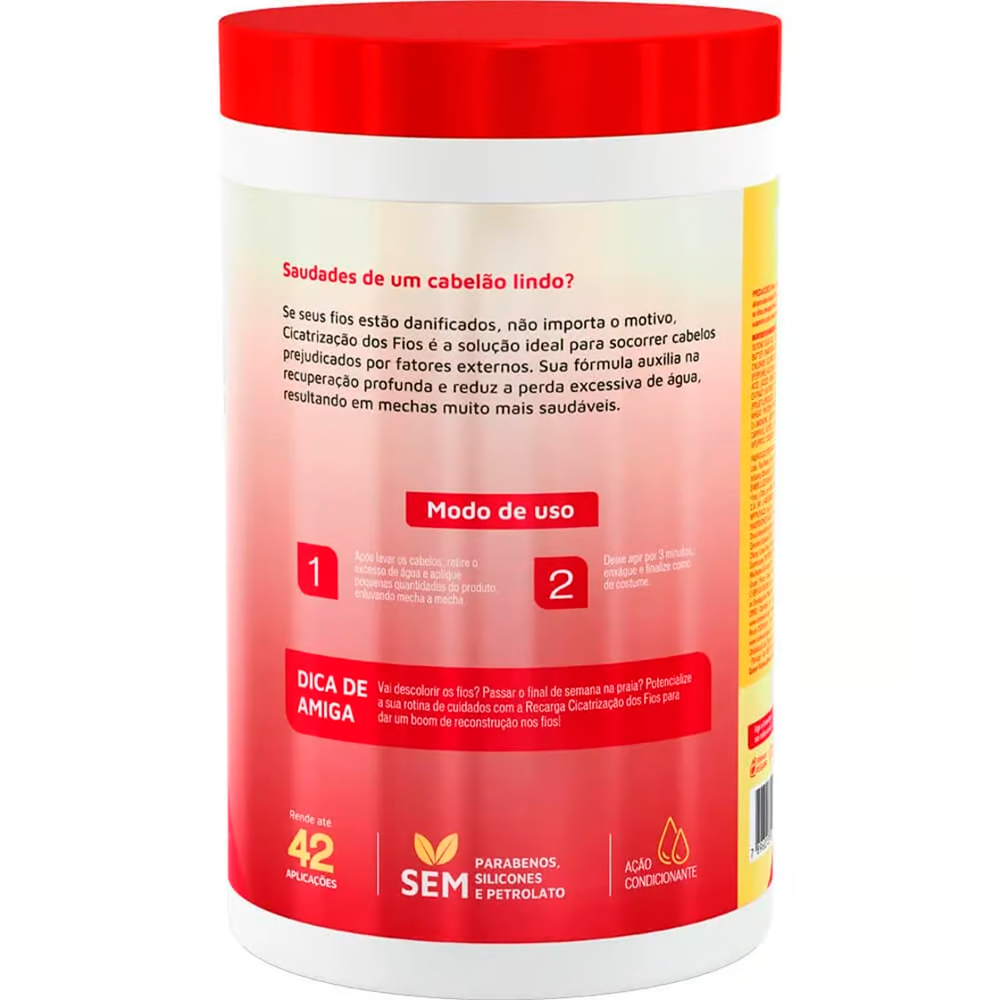 Creme de Tratamento Embelleze Novex Cicatrização dos Fios 1kg