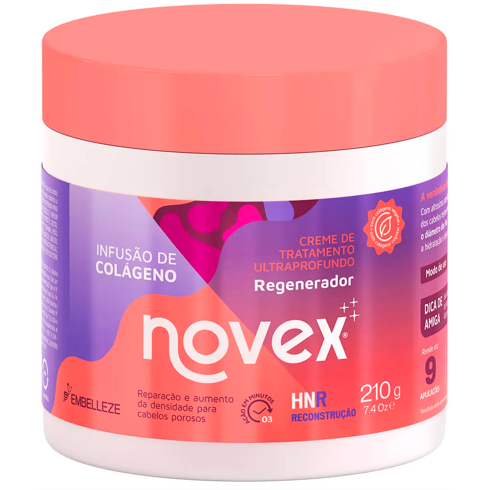 Creme de Tratamento Embelleze Novex Colágeno 210g