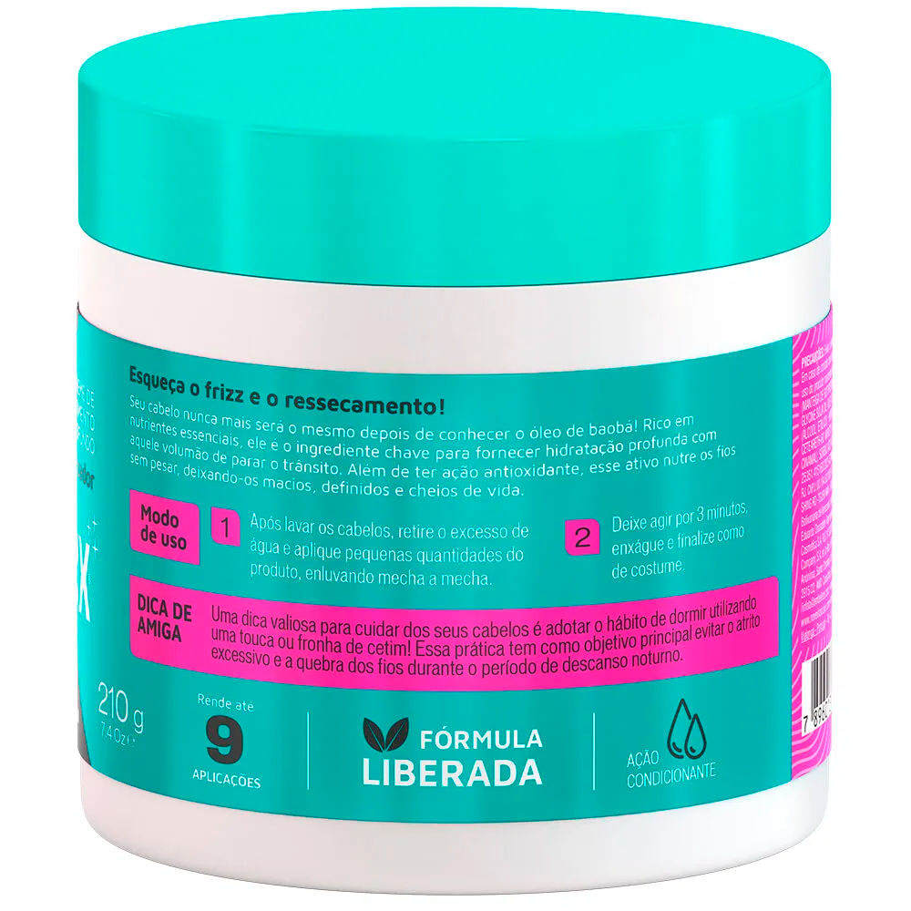 Creme de Tratamento Embelleze Novex Meus Cachos Santo Black 210g