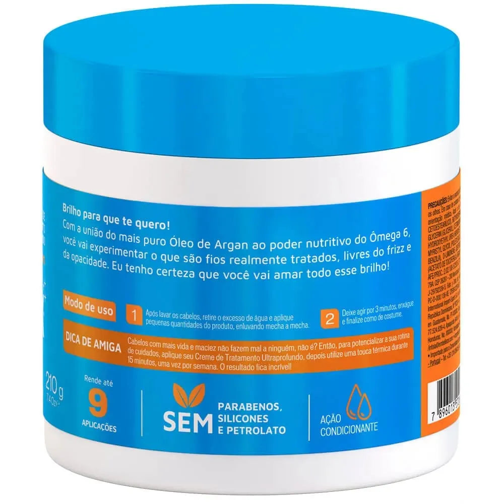 Creme de Tratamento Embelleze Novex Óleo de Argan 210g