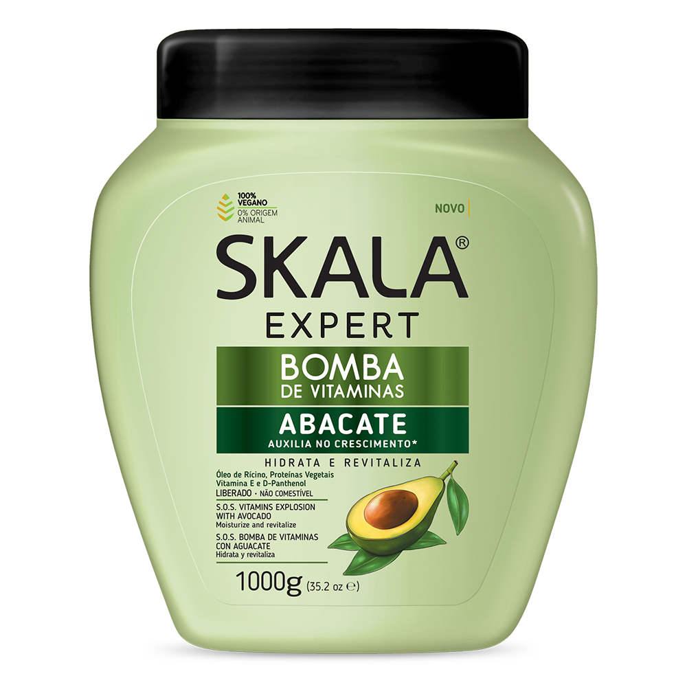Creme de Tratamento Skala Bomba de Vitaminas Abacate 1000g