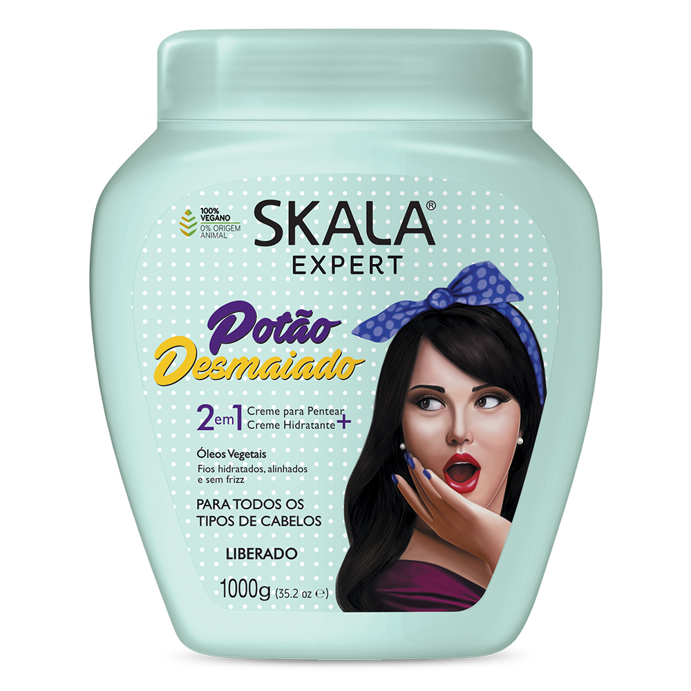 Creme de Tratamento Skala Expert Potão Desmaiado 2 em 1 1000g