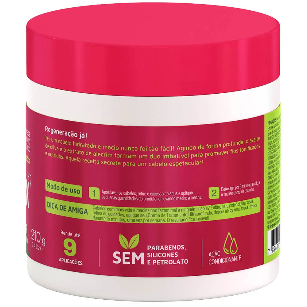 Creme de Tratamento Embelleze Novex Azeite de Oliva 210g