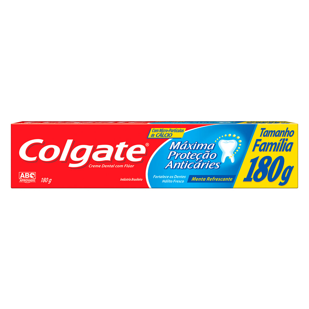 Creme Dental Colgate Máxima Proteção Anticáries 180g