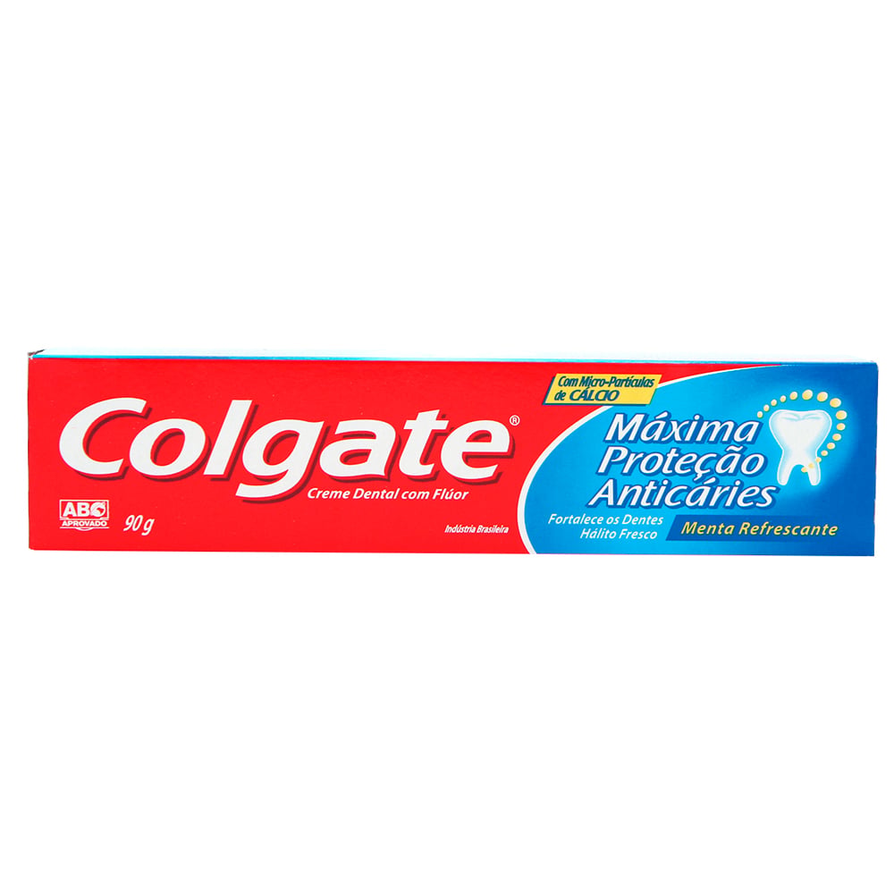 Creme Dental Colgate Máxima Proteção Anticáries 90g