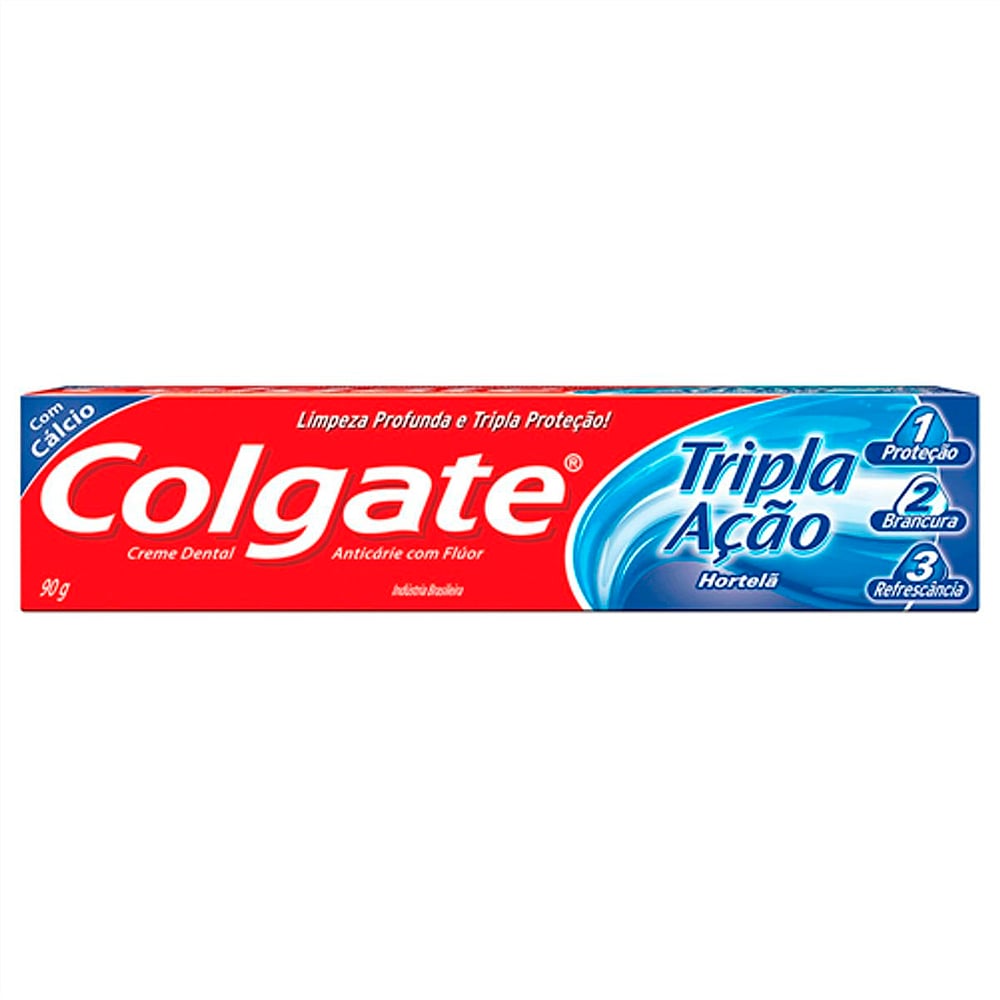 Creme Dental Colgate Tripla Ação Hortelã 90g