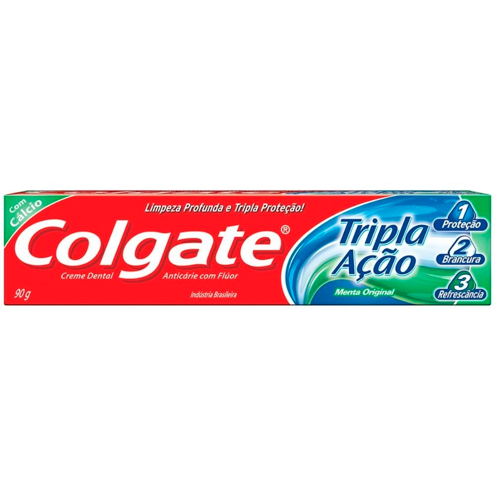 Creme Dental Colgate Tripla Ação Menta Original 90g