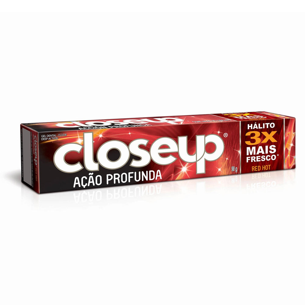 Creme Dental em Gel Close Up Ação Profunda Red Hot 90g