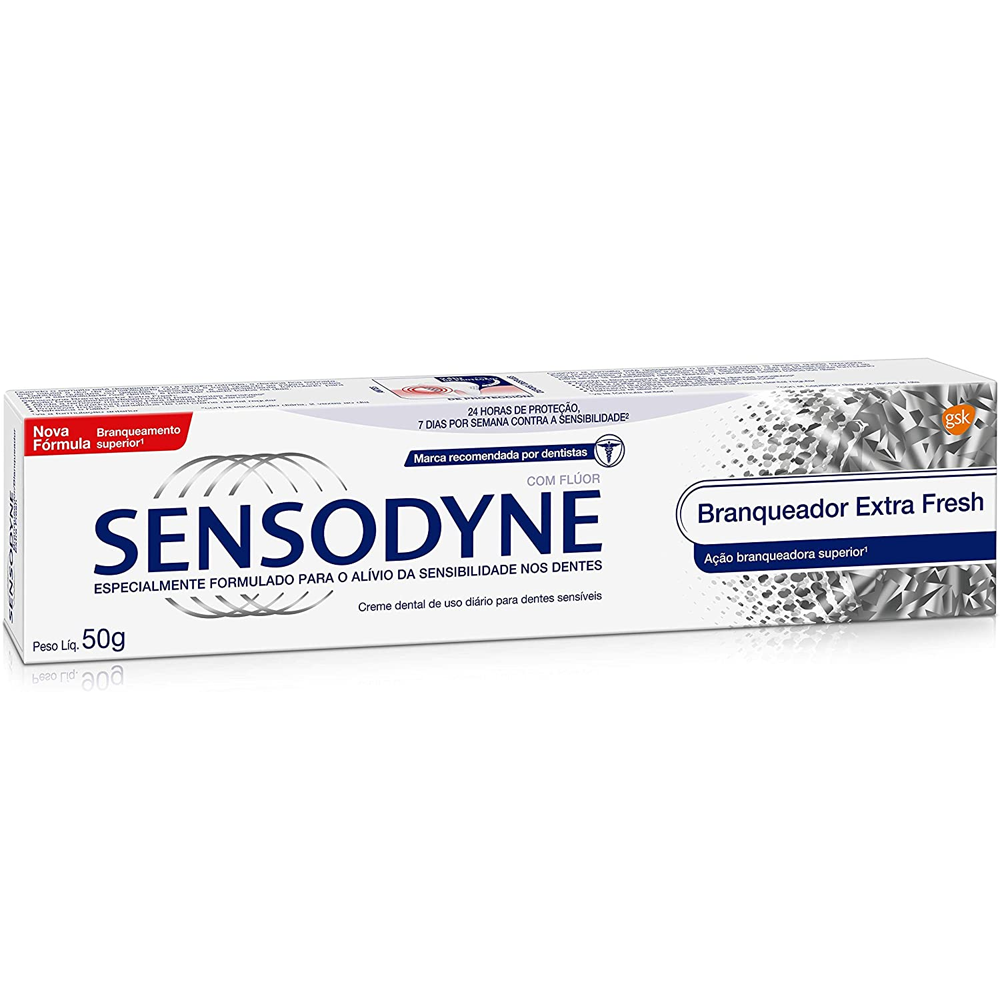 Creme Dental Sensodyne Branqueador Extra Fresh 50g