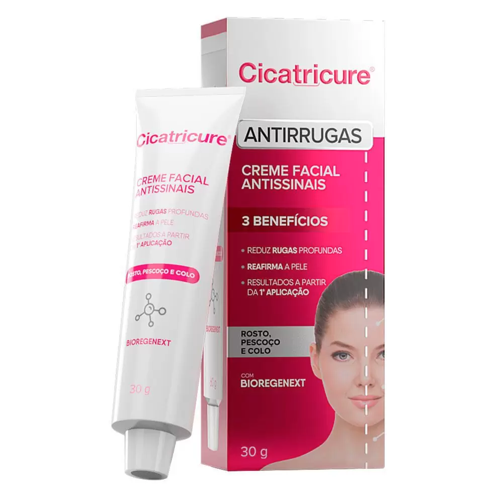 Creme Facial Cicatricure Antissinais 30g