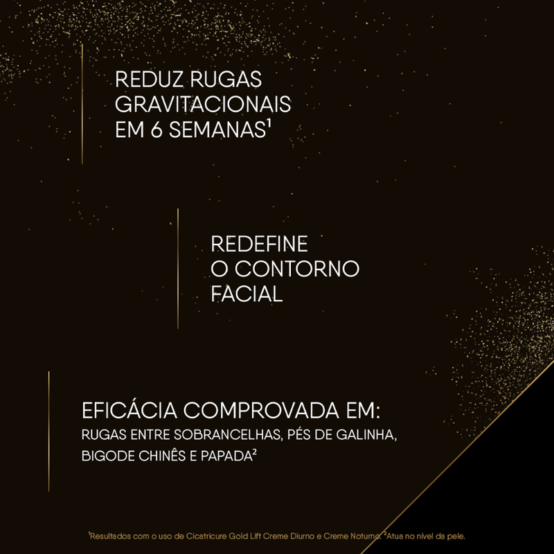 Creme Facial Cicatricure Gold Lift Noturno 50g