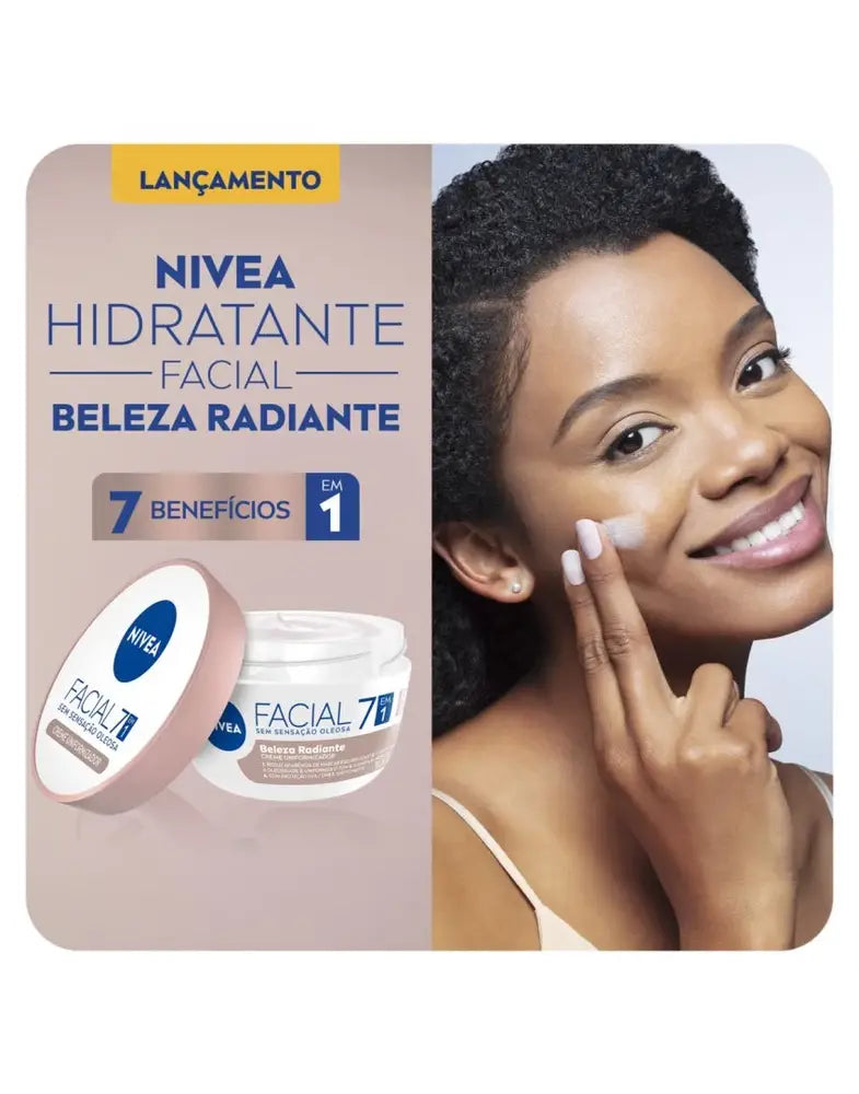 Creme Facial Nivea Uniformizador 7 em 1 Beleza Radiante 100g