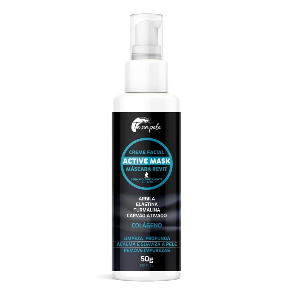 Creme Facial Tá na Pele Máscara Negra Black Mask 50g