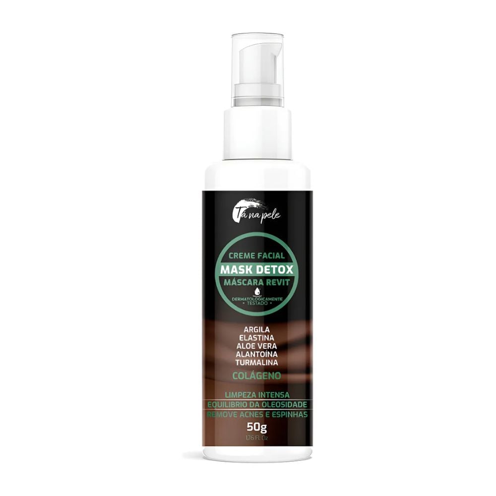 Creme Facial Tá na Pele Máscara Revit Mask Detox 50g