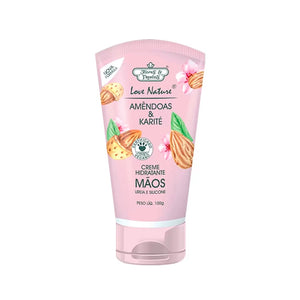 Creme Hidratante para Mãos Flores & Vegetais Amêndoas e Karité 100g
