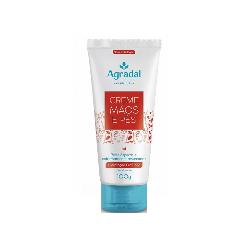 Creme Hidratante Agradal para Mãos e Pés 100g