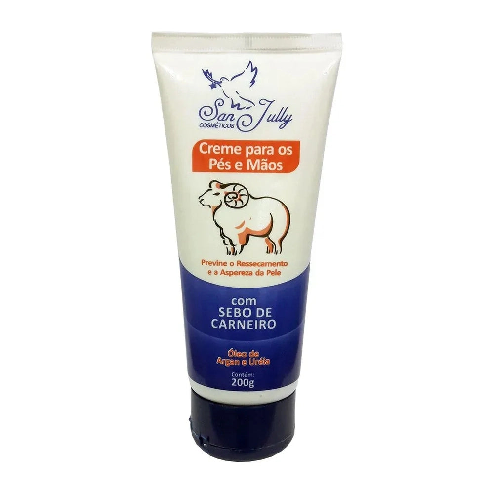 Creme Hidratante San Jully Sebo de Carneiro Bisnaga 200g